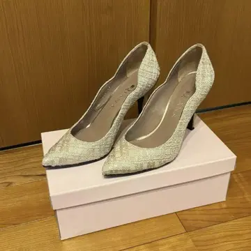 DIANA 베이지 스틸레토 펌프스 24.0cm