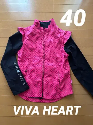 VIVA HEART 비바하트 2WAY 뒷면 메쉬 레인 자켓 40