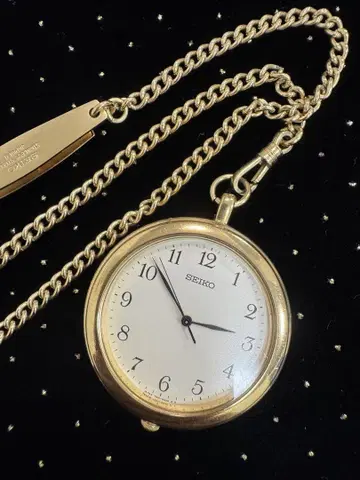 SEIKO 회중시계 빈티지 스테인리스 스틸제