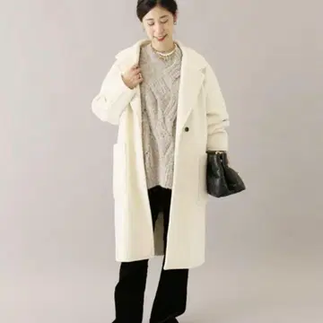 새상품급 VERMEIL per iena 울 파일 코트