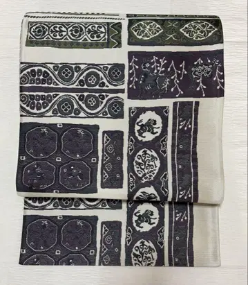캐주얼 오비 프리미티브한 문양 새상품급