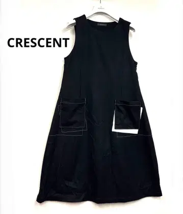CRESCENT 블랙 원피스
