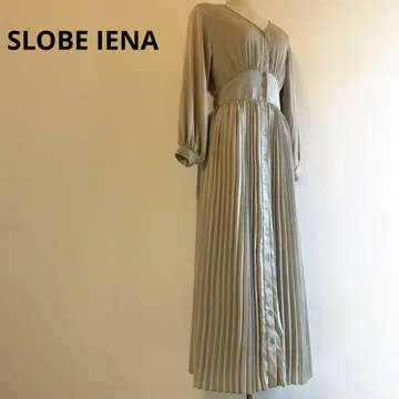 SLOBE IENA 플리츠 롱 원피스