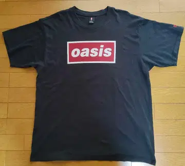 oasis 로고 리바이스 콜라보 T셔츠 L 사이즈 블랙
