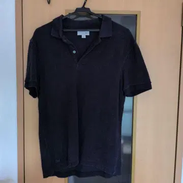 LACOSTE 클래식 핏 다크 네이비 피케 셔츠