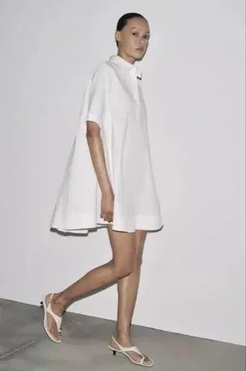 ZW COLLECTION 포플린 숏 원피스
