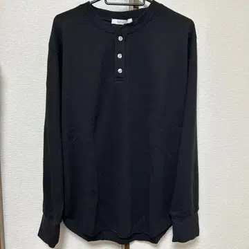 헨리넥 와플 풀오버