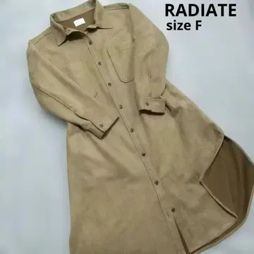 새상품급 RADIATE 페이크 스웨이드 원피스 카키 야마다야