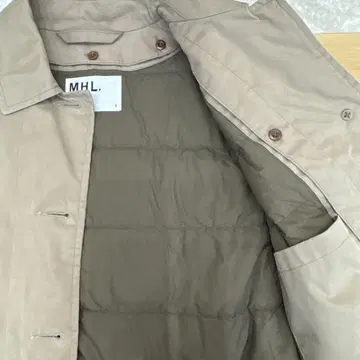 MHL 스텐카라 코트 코튼 베이지 사이즈 2
