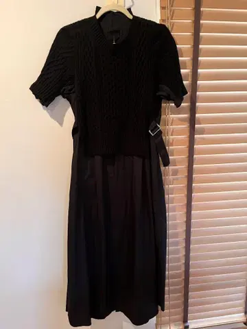sacai 니트 도킹 원피스