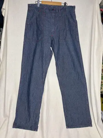 Gung ho(간호) 샴브레이 베이커 팬츠 Made in USA