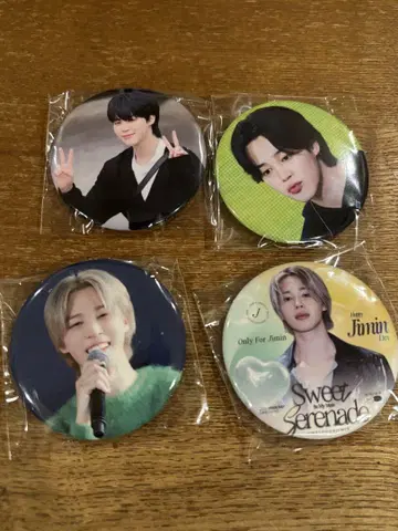 Jimin 캔뱃지 세트 4종