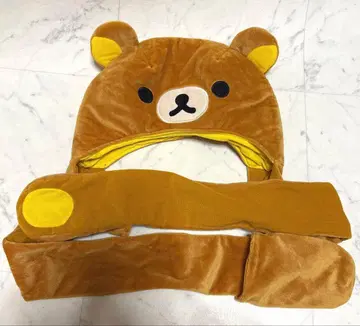 레어! san-x 리락쿠마  따뜻한 모자 캡