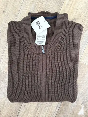 UNIQLO 크루넥 풀 집업 가디건
