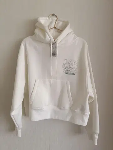 Plage HOODED SWEATSHIRT 화이트