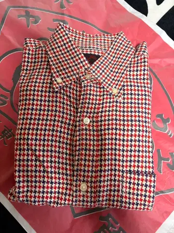 새상품급 에비수 EVISU 버튼 다운 셔츠 사이즈 38