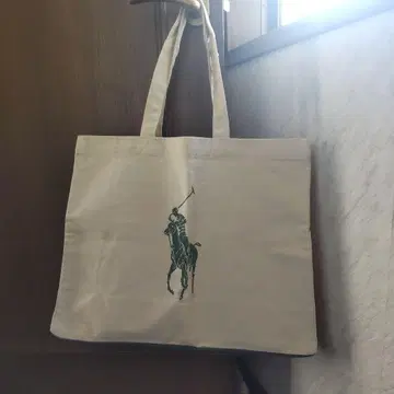 랄프 로렌 오가닉 코튼 토트 에코백