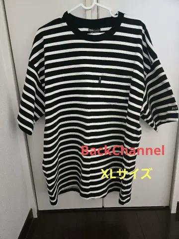 BackChannel T셔츠 보더 XL 백 채널
