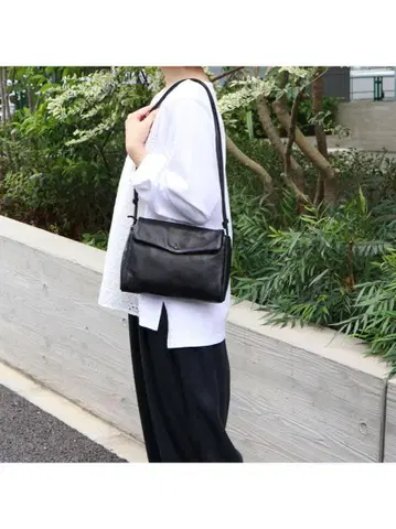 Madu 마디 소프트 가죽 미니백 블랙 천연 가죽 숄더 일본제