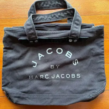 MARC JACOBS 로고 토트백 블랙