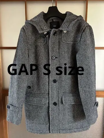 Gap 더플 코트 그레이 계열 트위드풍