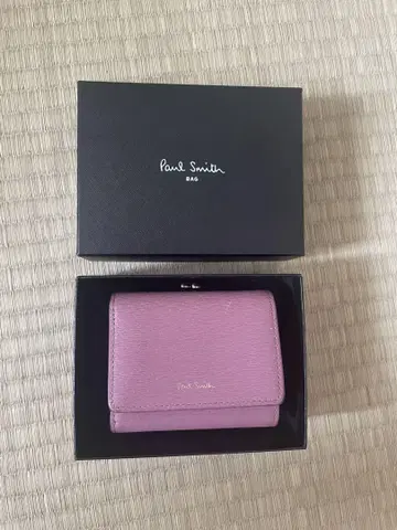 Paul Smith 폴스미스 3단 폴더형 가마구치 지갑 라일락
