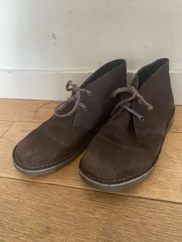 Clarks 키즈 브라운 스웨이드 처카 부츠 UK 1