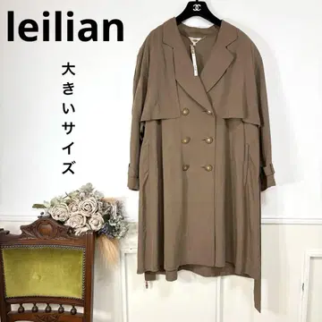 새상품급 빅 사이즈 leilian 레리안 트렌치코트
