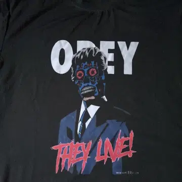 THEY LIVE! 티셔츠 블랙