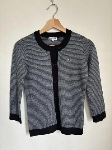 LACOSTE 울 니트 가디건 SIZE: 38