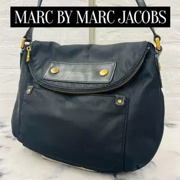 마크제이콥스 숄더 크로스바디백 나일론 블랙 골드