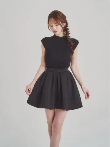 느와르 라인 스커트 엘레테브