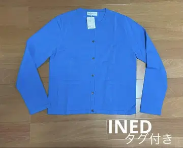 [ 미사용 새상품 ] INED 파란색 가디건 사이즈 9