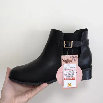 블랙 3L 사이드 고어 부츠