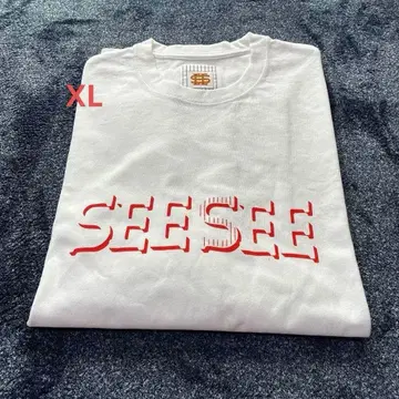 SEESEE x S.F.C 베이직 SS 티셔츠 화이트 YGM 한정판