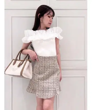SNIDEL 헤무후레아 스카 숏 팬츠 스나이델