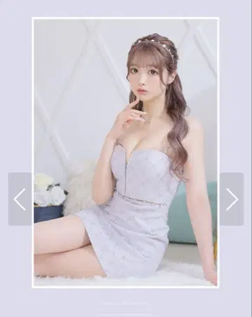 ROBE de FLEURS 블루 드레스 S 사이즈