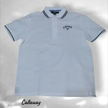Callaway 캘러웨이 골프 피케 셔츠 화이트 L X 시리즈