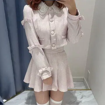 evelyn 리본 자켓 세트