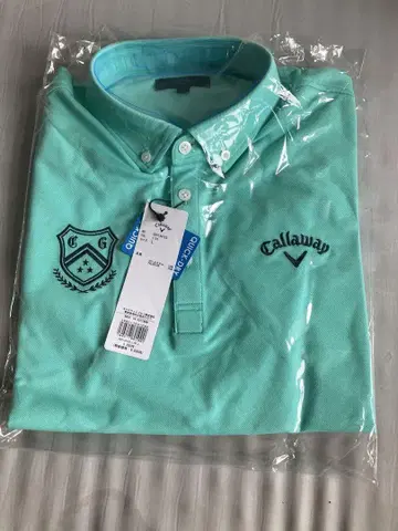 택 포함 새상품 Callaway 피케 셔츠 L 그린