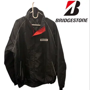 BRIDGESTONE 나일론 자켓 블랙/레드