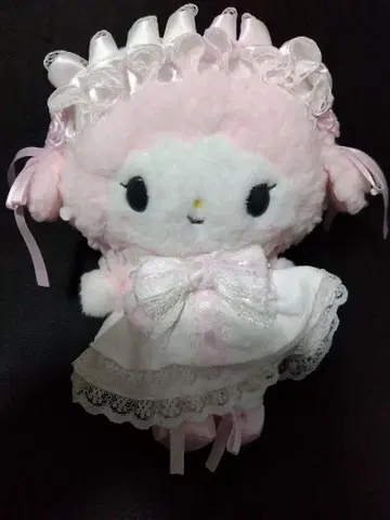 Sanrio 산리오 화이트 프릴 마이 스위트 피아노 마스코트 홀더 새상품