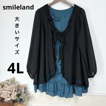 새상품급 빅 사이즈 smileland 레이어드 스타일 튜닉 17호