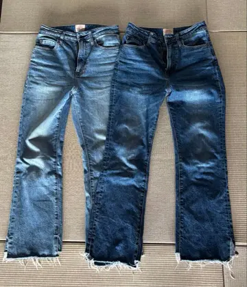 색상 차이 2세트 KELLY vintagedenim 플레어 데님 XS