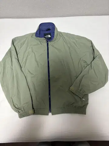 THE NORTH FACE 나일론 자켓 블루종 백 프린트