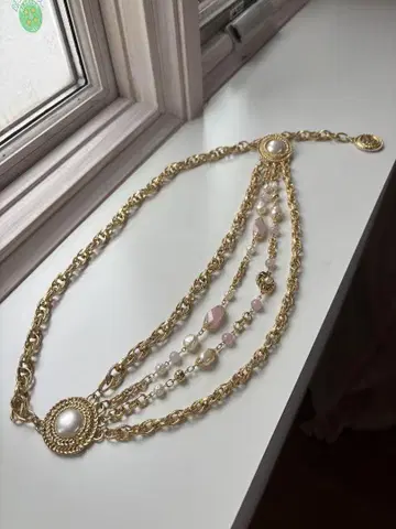 ROPE 엘레강트 고져스 골드 체인 벨트