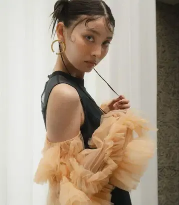 ANDRESED detached sleevedress 네이비 S