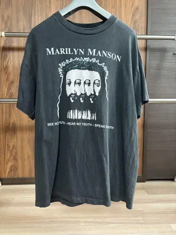 [ 새상품급 ] US제 Marilyn Manson 셔츠 사이즈 XL