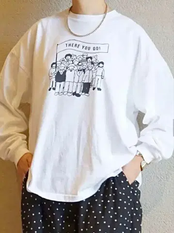 저널 스탠다드 luxe THERE YOU GO! 프린트 T 새상품급