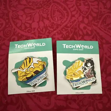 만박 TECH WORLD 테크월드 핀 배지 새상품 미개봉